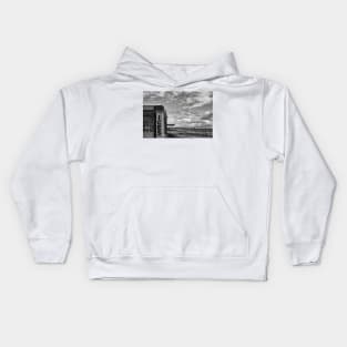 Rendezvous Cafe, Whitley Bay - Monochrome Kids Hoodie